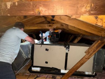 Horizontal-Flow Air Handler Unit Installation